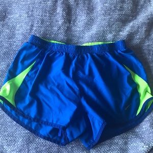Neon Nike Running Shorts